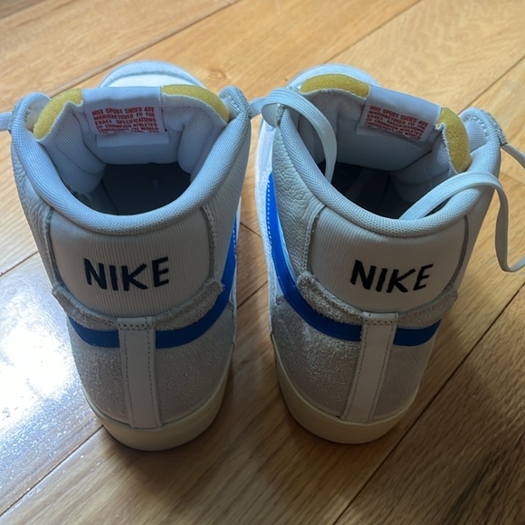 NEW Nike Blazer Mid Pro Club DQ7673-102 Men's White/Beach/Blue Sneaker Shoes 13 - Picture 9 of 14